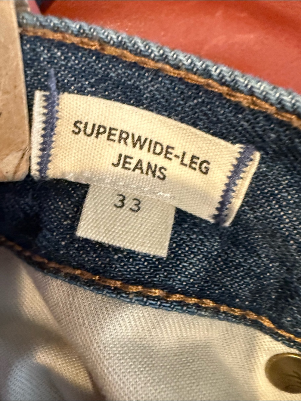 Madewell Superwide Leg Jeans: Softdrape Denim Edition Size 33 NWT - Picture 11 of 12